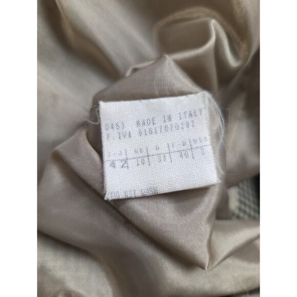 Vintage Tous Les Jours Blazer Vintage Linen Silk Blend Size 8 US Cinq A Sept - Picture 14 of 16